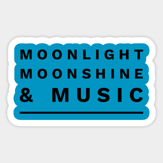 Moonlight Moonshine & Music Sticker by Sarcasm Served
